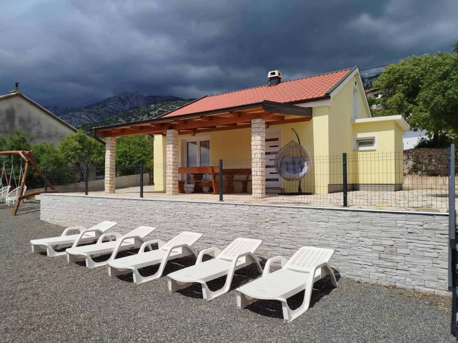 Holiday House Rose Karlobag Exterior foto